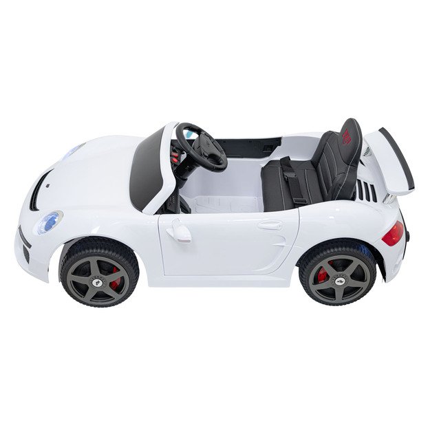 Vienvietis elektromobilis vaikams RUF CTR3, baltas