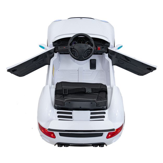 Vienvietis elektromobilis vaikams RUF CTR3, baltas