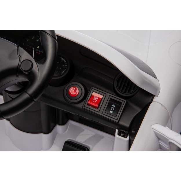 Vienvietis elektromobilis vaikams RUF CTR3, baltas