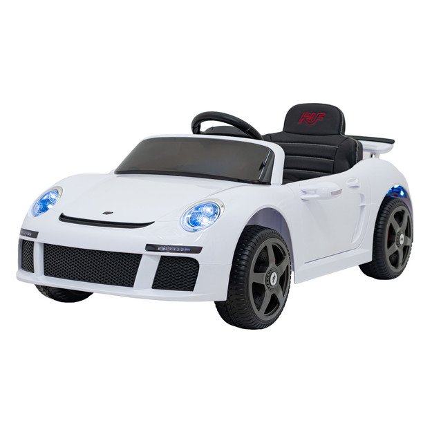 Vienvietis elektromobilis vaikams RUF CTR3, baltas