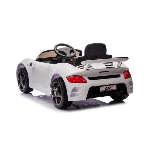 Vienvietis elektromobilis vaikams RUF CTR3, baltas