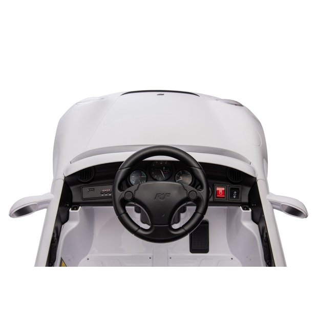 Vienvietis elektromobilis vaikams RUF CTR3, baltas