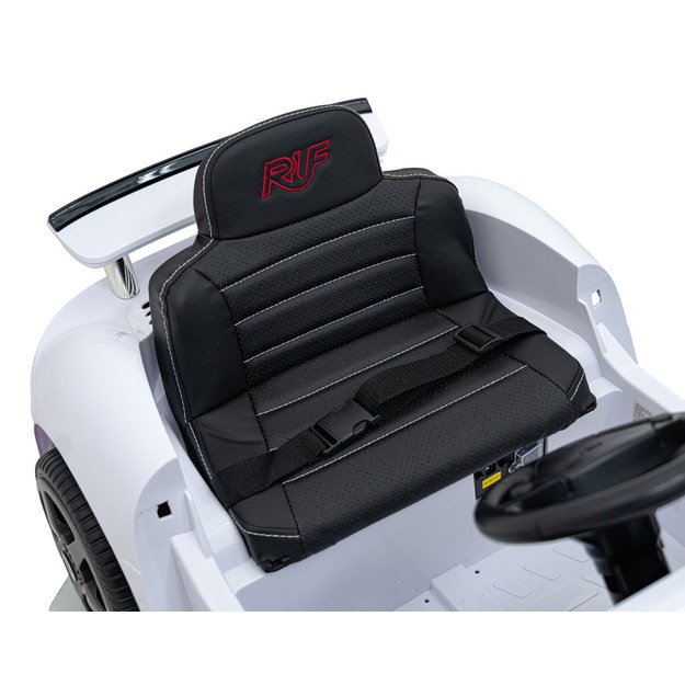 Vienvietis elektromobilis vaikams RUF CTR3, baltas