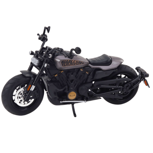 Metalinis Chopper motociklas vaikams  su garso ir šviesos efektais 1:12