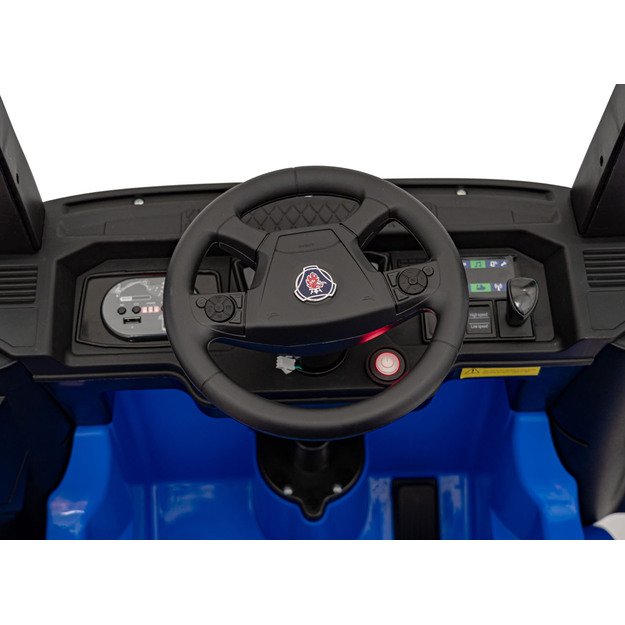 Vienvietis elektrinis sunkvežimis vaikams Scania R-SERIE, mėlynas