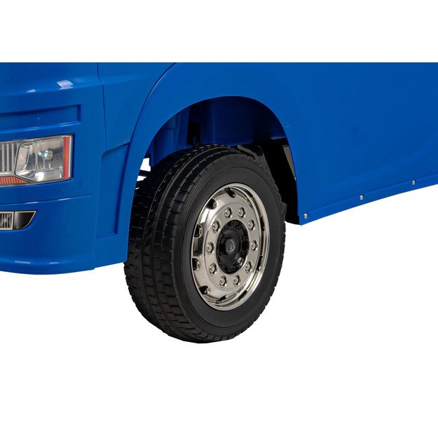 Vienvietis elektrinis sunkvežimis vaikams Scania R-SERIE, mėlynas
