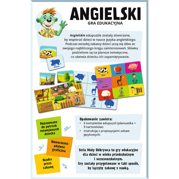 Stalo žaidimas dėlionė vaikams „Žodžiai“ Trefl 02812