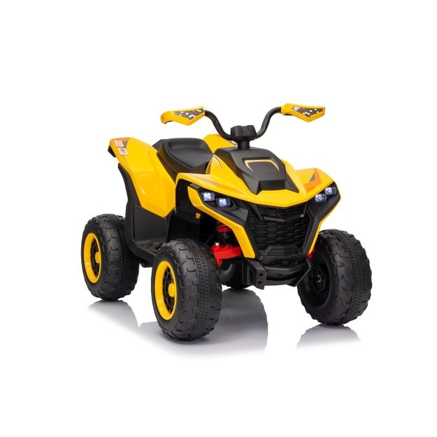 Vienvietis elektrinis keturratis vaikams Quad Fast Wheel, geltonas