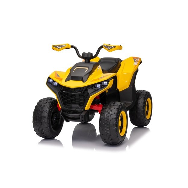 Vienvietis elektrinis keturratis vaikams Quad Fast Wheel, geltonas