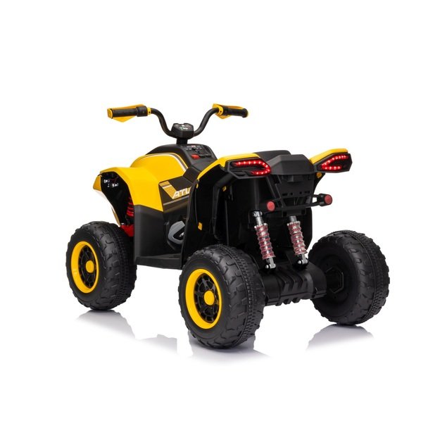 Vienvietis elektrinis keturratis vaikams Quad Fast Wheel, geltonas
