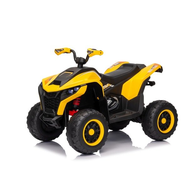 Vienvietis elektrinis keturratis vaikams Quad Fast Wheel, geltonas