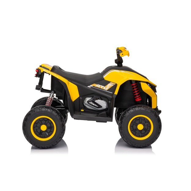 Vienvietis elektrinis keturratis vaikams Quad Fast Wheel, geltonas