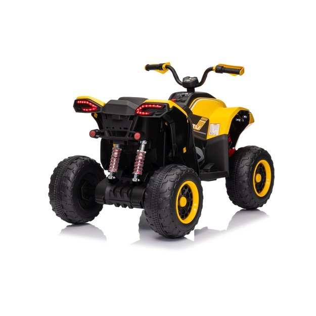 Vienvietis elektrinis keturratis vaikams Quad Fast Wheel, geltonas