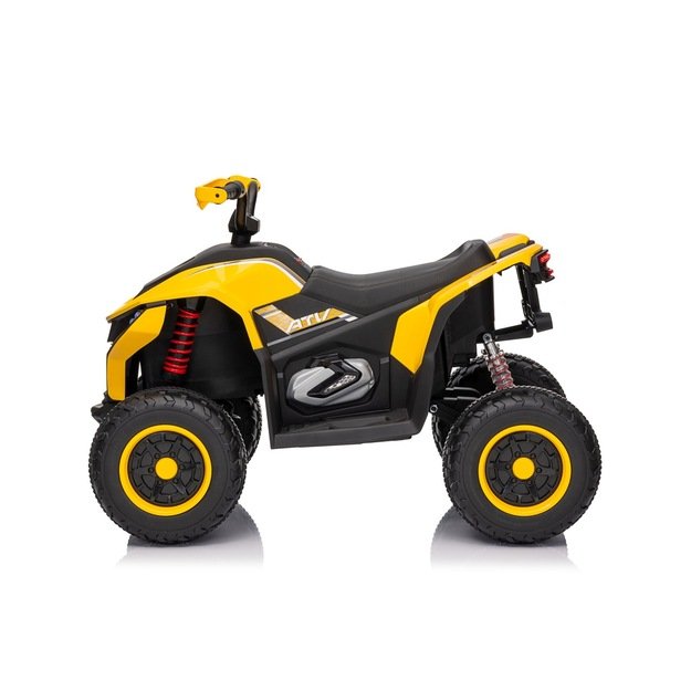 Vienvietis elektrinis keturratis vaikams Quad Fast Wheel, geltonas