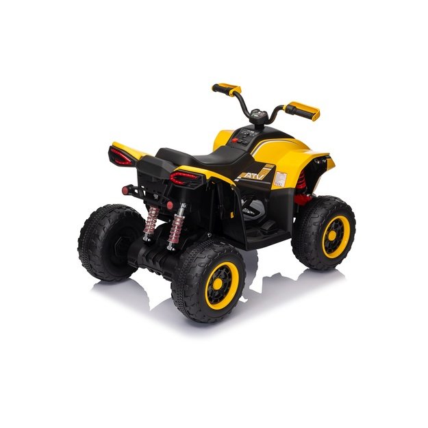 Vienvietis elektrinis keturratis vaikams Quad Fast Wheel, geltonas