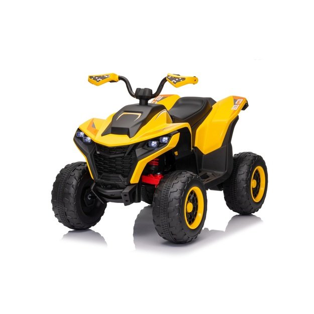 Vienvietis elektrinis keturratis vaikams Quad Fast Wheel, geltonas