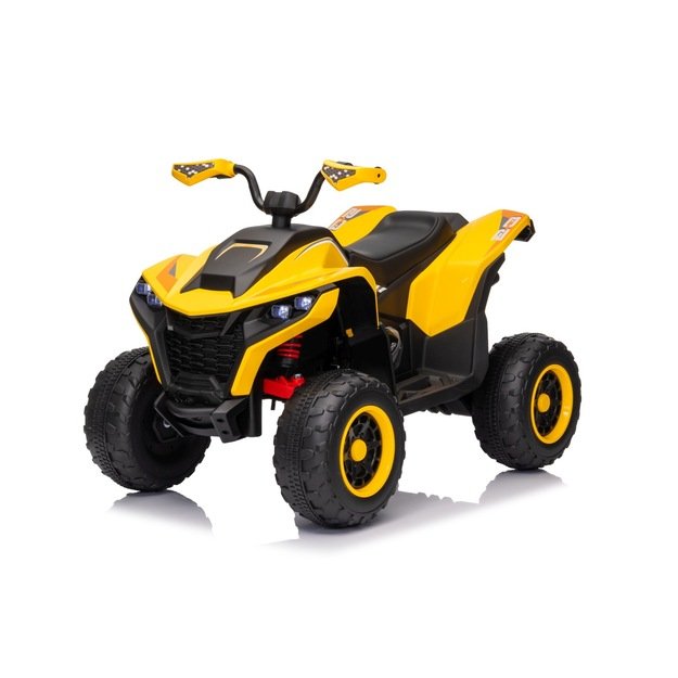 Vienvietis elektrinis keturratis vaikams Quad Fast Wheel, geltonas