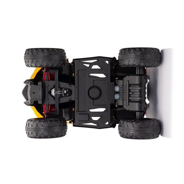 Vienvietis elektrinis keturratis vaikams Quad Fast Wheel, geltonas
