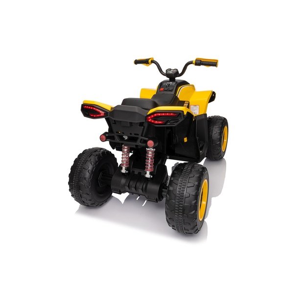 Vienvietis elektrinis keturratis vaikams Quad Fast Wheel, geltonas