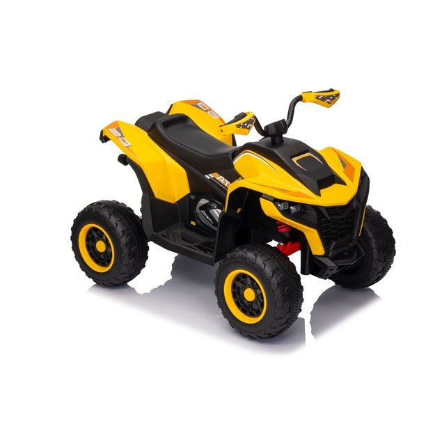 Vienvietis elektrinis keturratis vaikams Quad Fast Wheel, geltonas