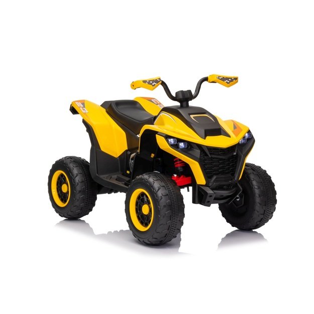 Vienvietis elektrinis keturratis vaikams Quad Fast Wheel, geltonas