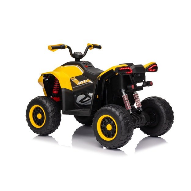 Vienvietis elektrinis keturratis vaikams Quad Fast Wheel, geltonas
