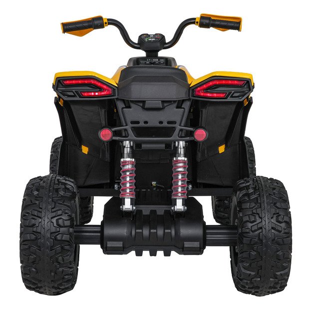 Vienvietis elektrinis keturratis vaikams Quad Fast Wheel, geltonas