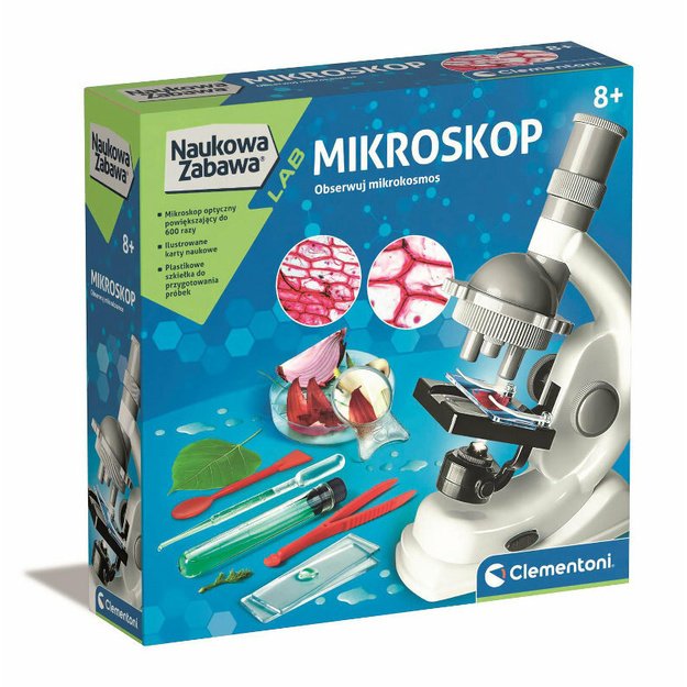 Žaislinis mikroskopas vaikams „ Clementoni Scientific Fun.“ 50806