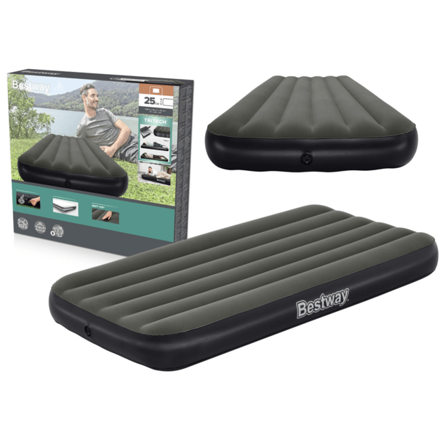 Pripučiamas vienvietis čiužinys 188x99x25cm, Bestway 6713L