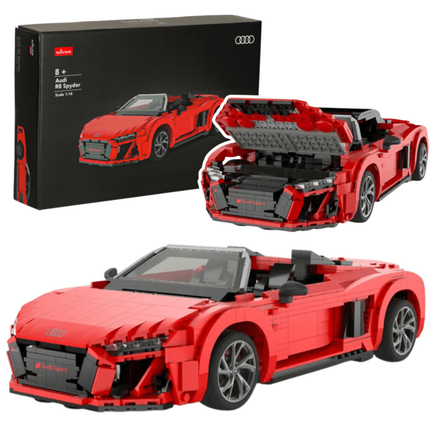 Nuotoliniu būdu valdomas automobilio konstruktorius Audi R8 Spyder 1440 el.