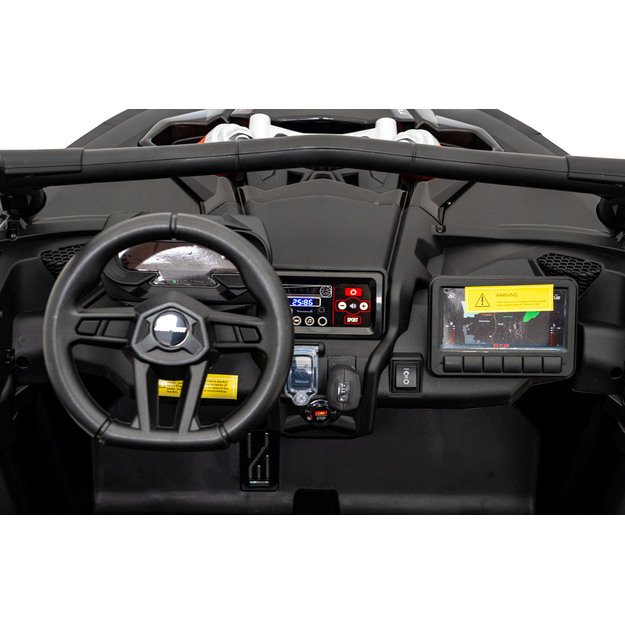 Dvivietis bagis Can-am Maverick Turbo RR STRONG, juodas
