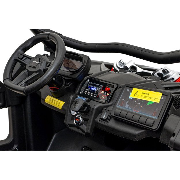 Dvivietis bagis Can-am Maverick Turbo RR STRONG, juodas