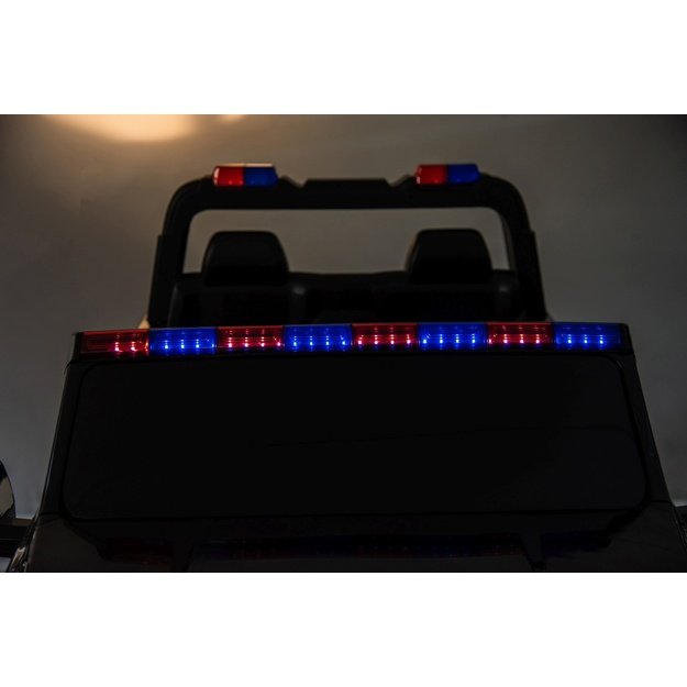 Dvivietis elektromobilis Dodge RAM 3500 4x4, Policija