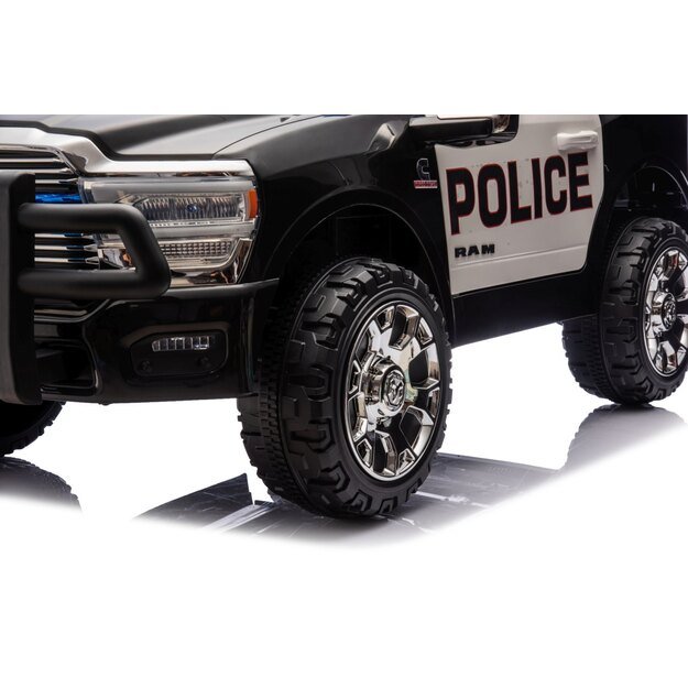 Dvivietis elektromobilis Dodge RAM 3500 4x4, Policija