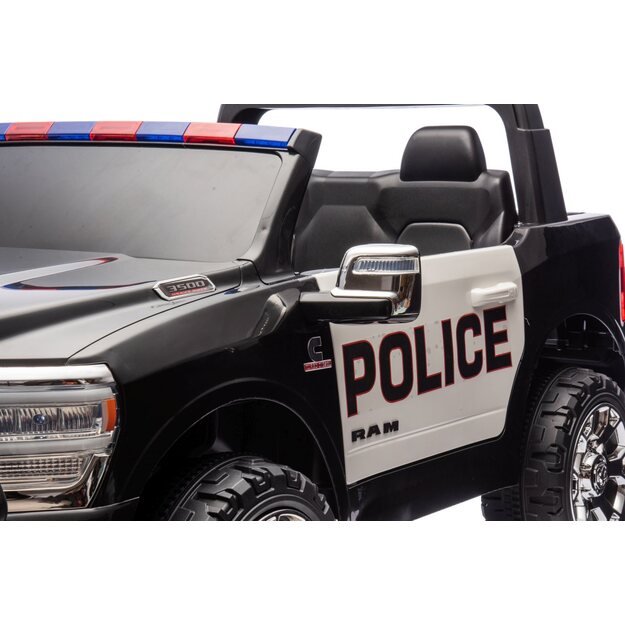 Dvivietis elektromobilis Dodge RAM 3500 4x4, Policija