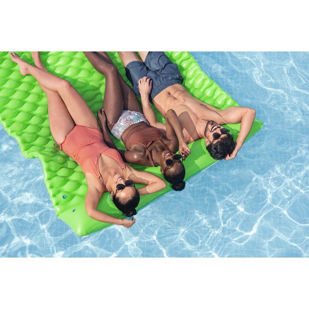 Pripučiamas trivietis plaukimo čiužinys 213x170x21cm, Bestway 44106 9