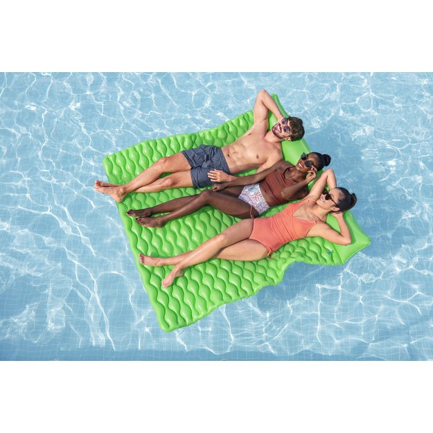 Pripučiamas trivietis plaukimo čiužinys 213x170x21cm, Bestway 44106 8
