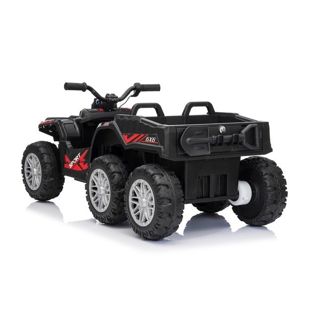 Keturratis su priekaba Sport TX ATV, juodas
