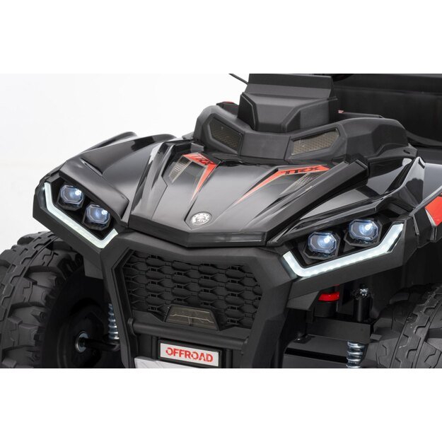 Keturratis su priekaba Sport TX ATV, juodas