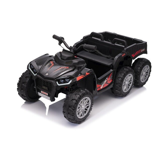 Keturratis su priekaba Sport TX ATV, juodas