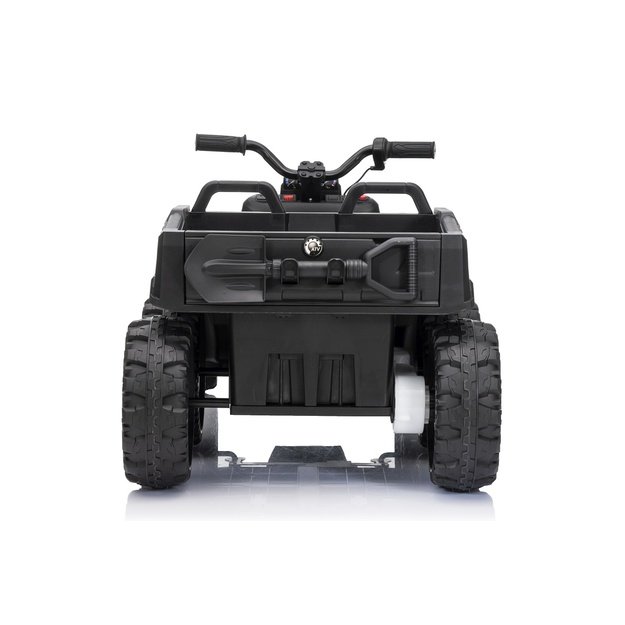 Keturratis su priekaba Sport TX ATV, juodas