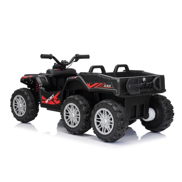 Keturratis su priekaba Sport TX ATV, juodas