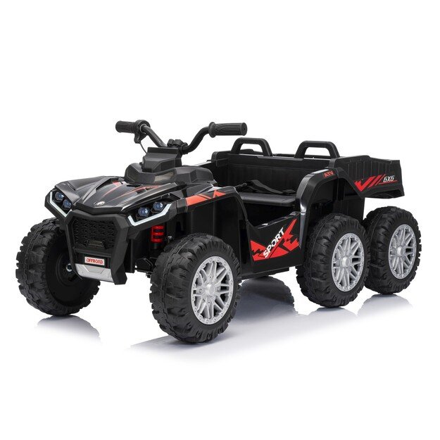Keturratis su priekaba Sport TX ATV, juodas