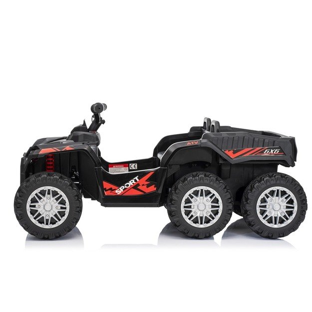 Keturratis su priekaba Sport TX ATV, juodas