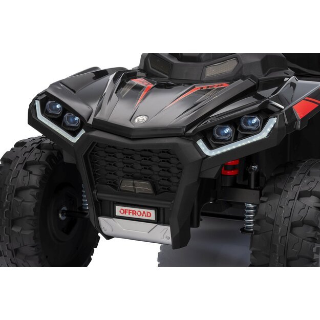 Keturratis su priekaba Sport TX ATV, juodas