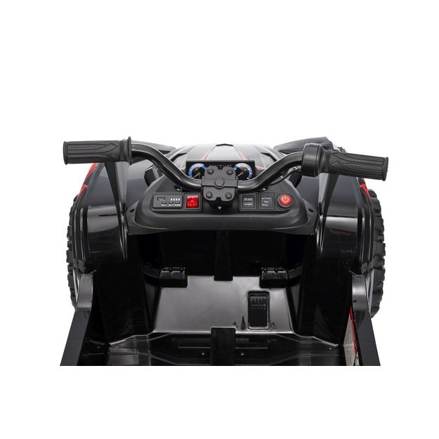 Keturratis su priekaba Sport TX ATV, juodas