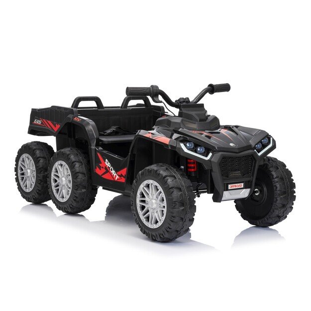 Keturratis su priekaba Sport TX ATV, juodas