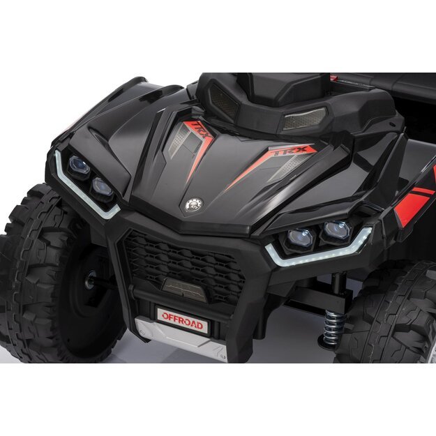 Keturratis su priekaba Sport TX ATV, juodas