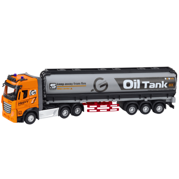 Nuotoliniu būdu valdomas automobilis autocisterna 1:24, oranžinė 1
