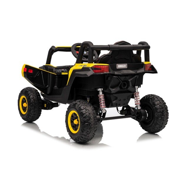 Vaikiškas elektromobilis Madman UTV-MX Buggy, geltonas
